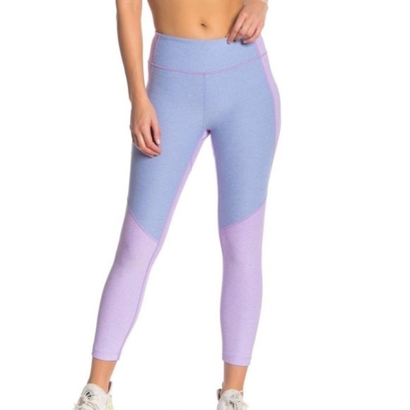 Outdoor Voices 3/4 Two-Tone Legging Lavender Lilac - Picture 1 of 7